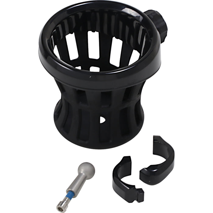 CIRO 0636-0086 50615 Drink Holder - 1-1/4" Handlebar Mount - Black