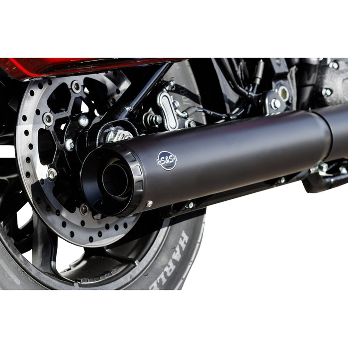 S&s Cycle Grand National Muffler - 550-1159 For Harley Softail