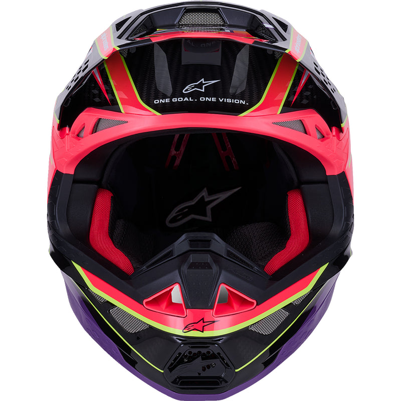 ALPINESTARS Supertech M10 Era MIPS® Helmet - Gloss Pink/Violet/Yellow Fluo