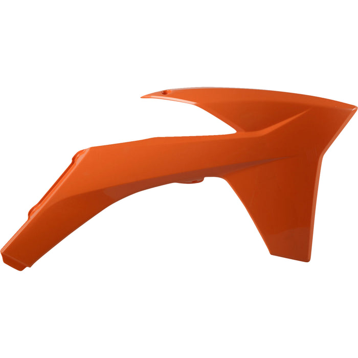 POLISPORT 0520-1640 8428600003 Radiator Covers For KTM Radiator Cover - Orange - KTM