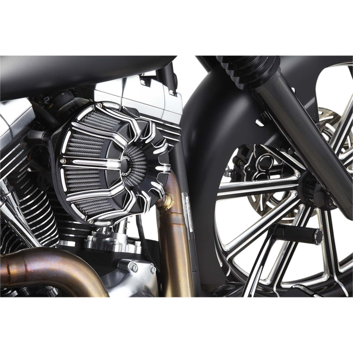 ARLEN NESS 1010-2308 18-947 Inverted Series Air Cleaner Kit — 10 Gauge - Black