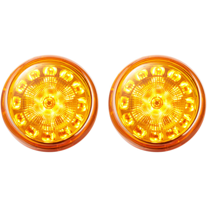 CUSTOM DYNAMICS 2020-1676 PB-A-1157 ProBEAM® Turn Signal Inserts - Bullet Signal Insert - 1157 - Amber