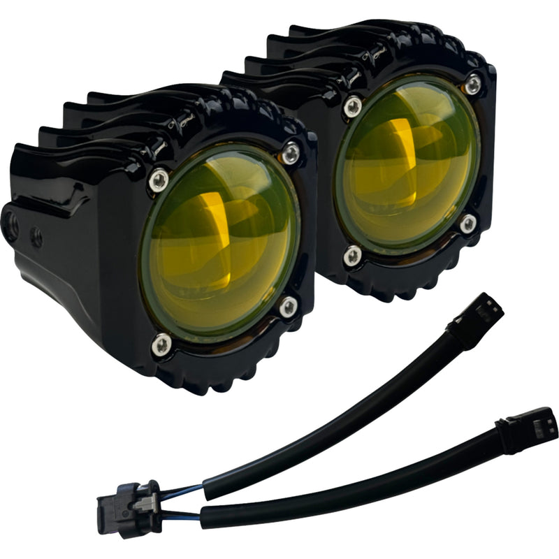 Custom Dynamics Shark Demon® Fog Light - SD-FOG-5Y For Harley Touring 2023-2026