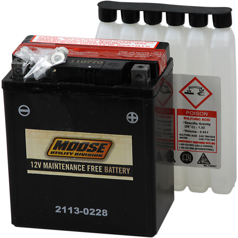 Moose Offroad YTX Battery - MTX7L-BS Kawasaki KFX450R 2008-2014