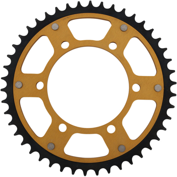 SUPERSPROX 1210-2007 RST-479-46-GLD Stealth Rear Sprocket 46 tooth - gold - kawasaki