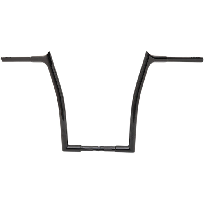 FAT BAGGERS INC. 0601-4761 907016-B 1-1/4" EZ Install Pointed Top Handlebar - 16" - Black