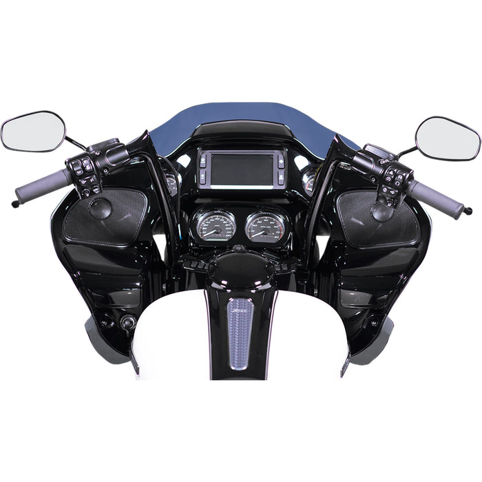 FAT BAGGERS INC. 0601-4765 906012-B 1-1/4" EZ Install Pointed Top Handlebar - 12" - Black
