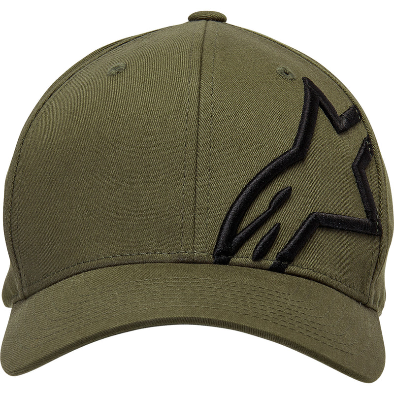 ALPINESTARS 2501-4049 1032810086910SM Corp Shift 2 Curved Brim Hat Corp Shift 2 Hat - Military/Black - Small/Medium