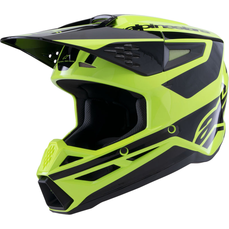 ALPINESTARS SM3 Heat Helmet - Gloss Yellow Fluo/Black