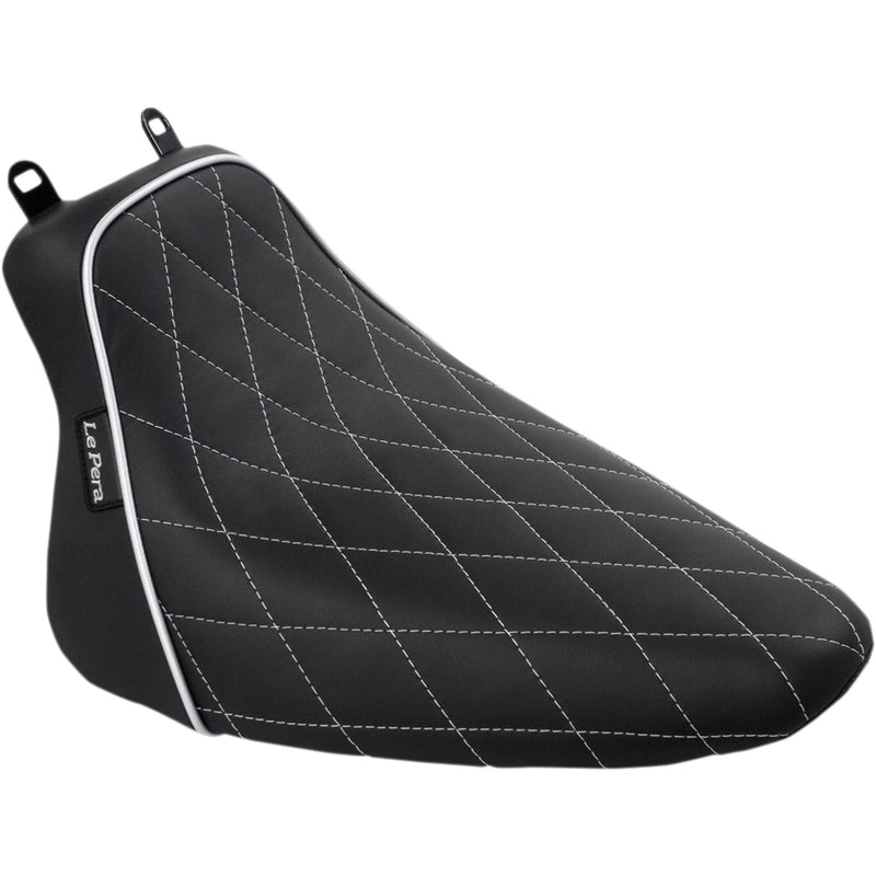 LePera Bare Bones Seat - LXE-007DMWTP For Harley Softail 2008-2017