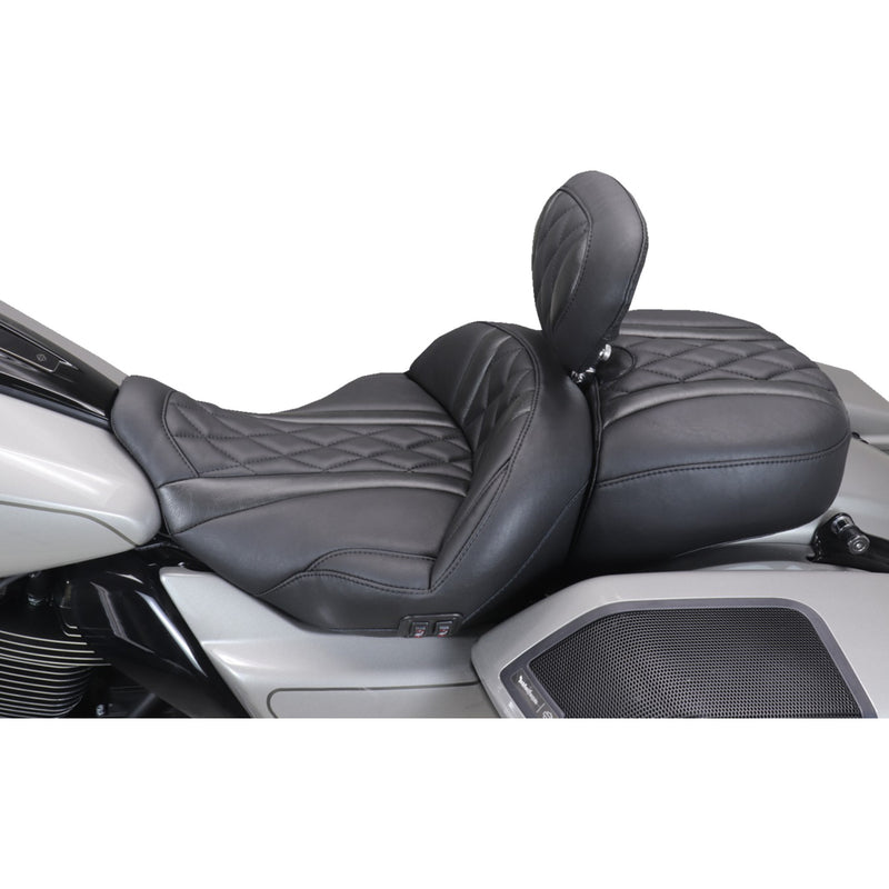 Mustang Super Touring Seat - 89410 For Harley Touring 2023-2026