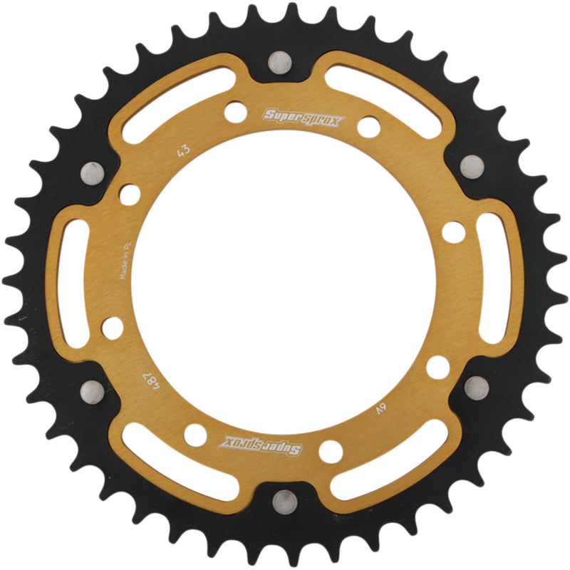 Supersprox Sprocket - RST-487-43-GLD Kawasaki 650 1987-2007