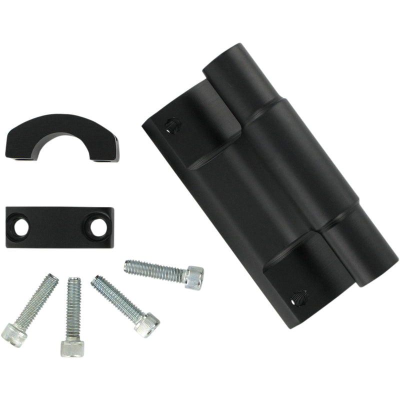 POWERMADD 0602-0245 45431 Powerriser 475 Pivoting Handlebar Riser Risers - 2" x 4-3/4" - Oversized Handlebars