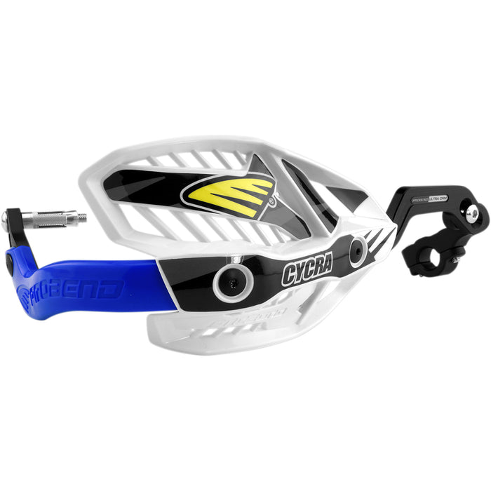 CYCRA 0635-1196 1CYC-7408-62X Ultra Probend CRM Wrap Around Handguards for 1-1/8" Handlebars Handguards - Ultra - Oversized - White/Blue
