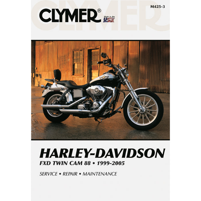 CLYMER 4201-0121 CM4253 Motorcycle Repair Manual Manual - FXD TC88 '99-'05
