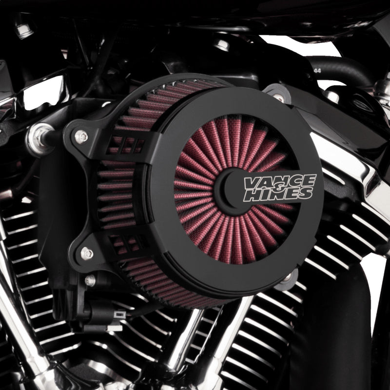 Vance & Hines VO2 Cage Fighter Air Intake - 40366 For Harley Motorcycles 2017-2025