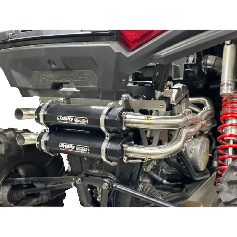 Trinity Racing Exhaust System - TR-4190D-SS Polaris RZR 2024-2025