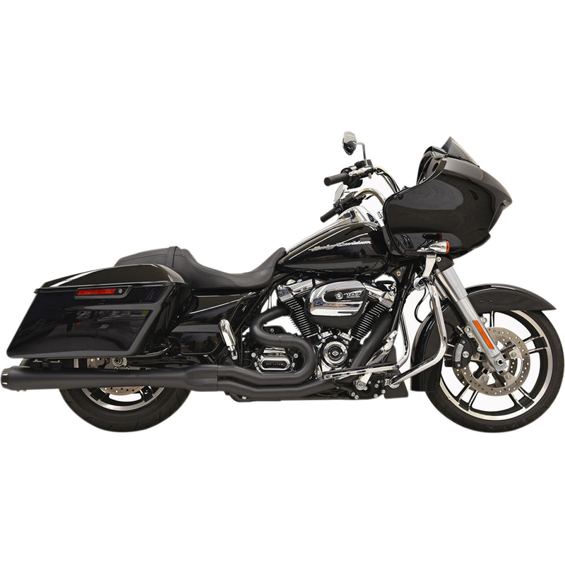 Bassani Xhaust Road Rage 2-Into-1 Exhaust System - 1F51RB For Harley Touring 2017-2026