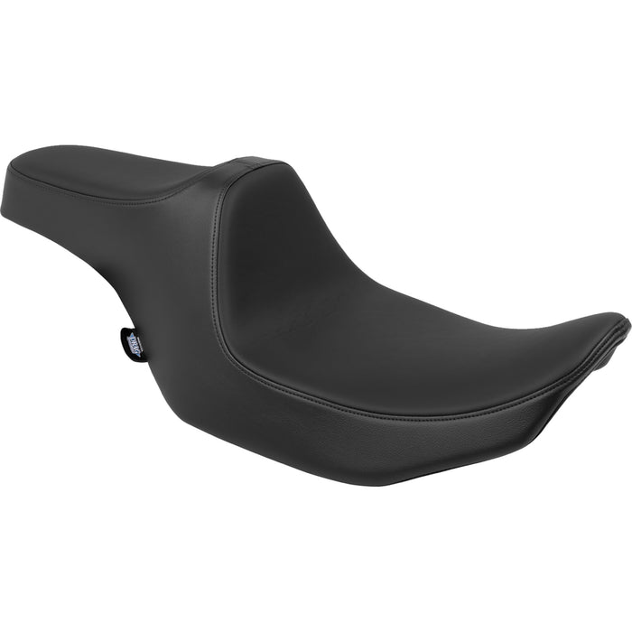 DRAG SPECIALTIES 0801-1921 Predator III Seat - Smooth - Black Solar Leather - FLT/FLH '23-'24