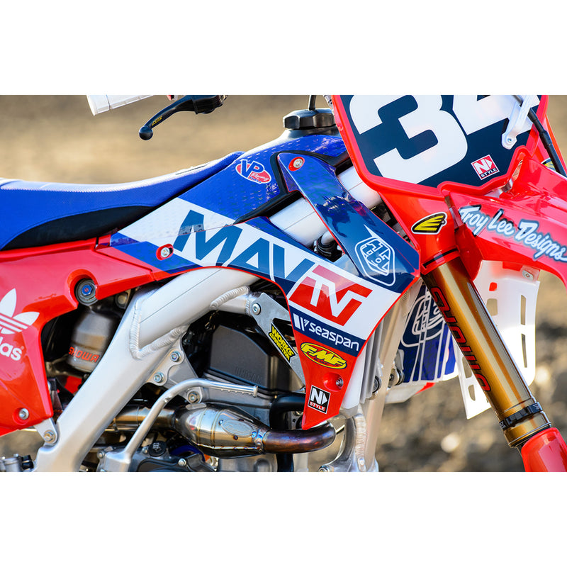 Cycra Powerflow Radiator Shroud - 1CYC-1875-33 Honda CRF 250 2004-2009