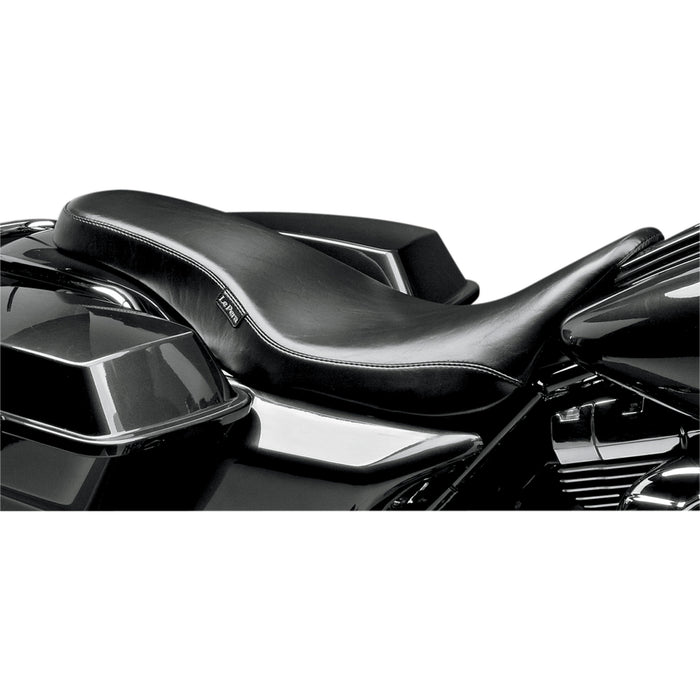 LE PERA 0801-0587 LK-079 Cobra Full-Length Seat - Smooth - Black - FL '08-'23