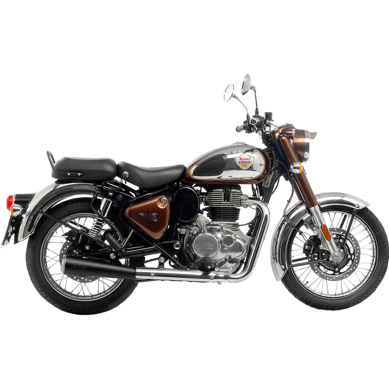 Leovince Classic Racer Black Edition Muffler - 15008BU Royal Enfield Classic 350 2021-2024