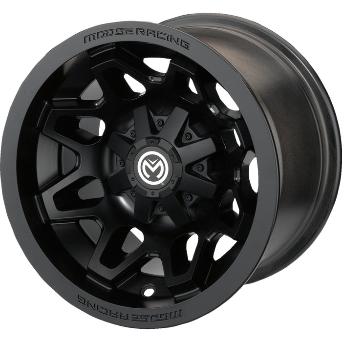 MOOSE OFFROAD 0230-1165 416MO148136MB4 416X Wheel Wheel - 416X - Rear - Black - 14x8 - 4/136 - 4+4