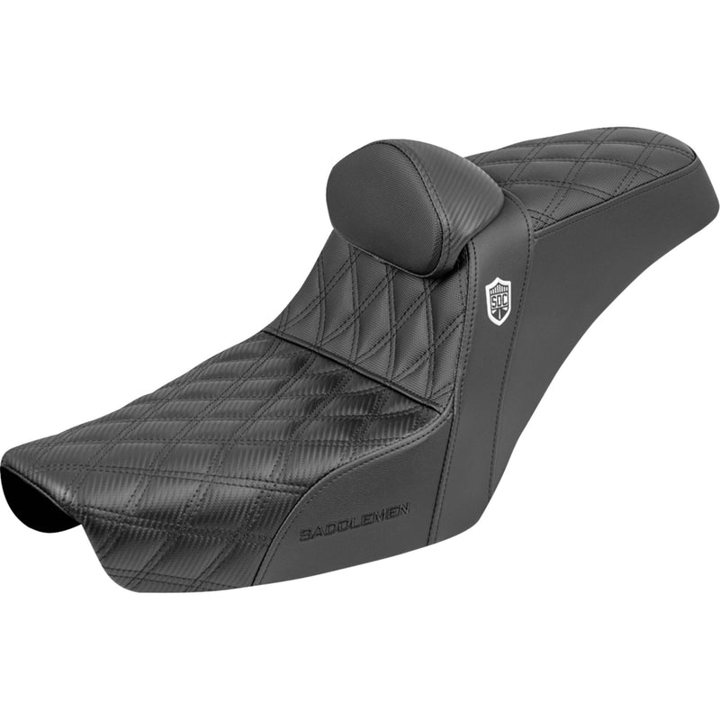 Saddlemen Step-Up Seat - SC89604DB0 For Harley Dyna / Super 1996-2003