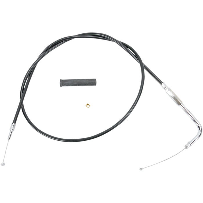 DRAG SPECIALTIES 0650-0338 Black Vinyl Cable Black Vinyl Throttle Cable - 41-3/4"