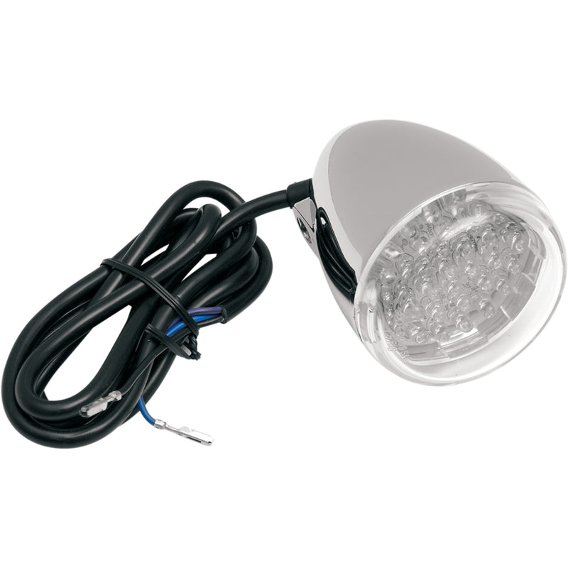 CHRIS PRODUCTS 2020-0323 8500C-LED-R Custom Turn Signal Turn Signal - Red LED - Chrome/Clear