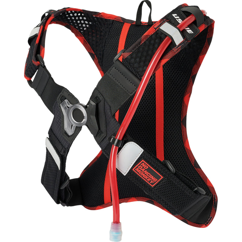 USWE 3519-0136 202076048 Outlander 2L Hydration Pack Outlander Hydration Pack - 2L - Flannel Red/Black