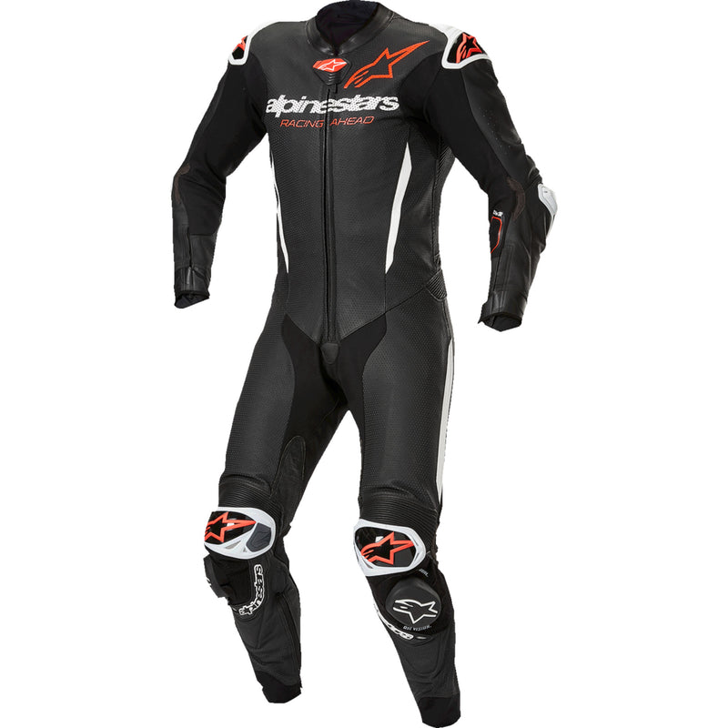 ALPINESTARS GP-R7 1-PC Leather Suit Black/White/Red - Fluo US / EU