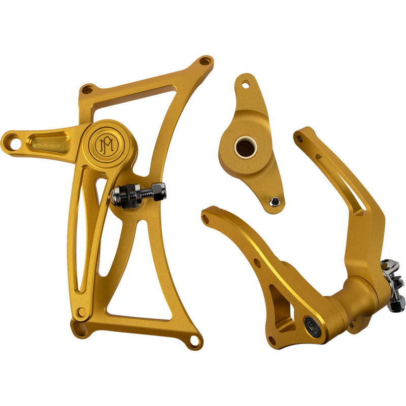Performance Machine (pm) Mid Control - 0035-1179M-SMG For Harley Touring 2009-2013