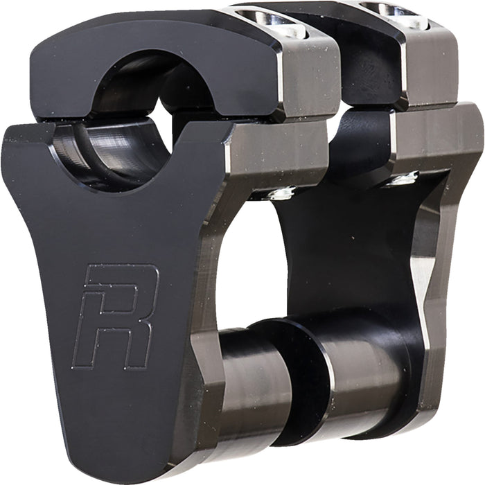 ROX SPEED FX 0602-1452 4R-P2CC01 2" Pivoting Handlebar Riser Pivot Riser - 2" - Black