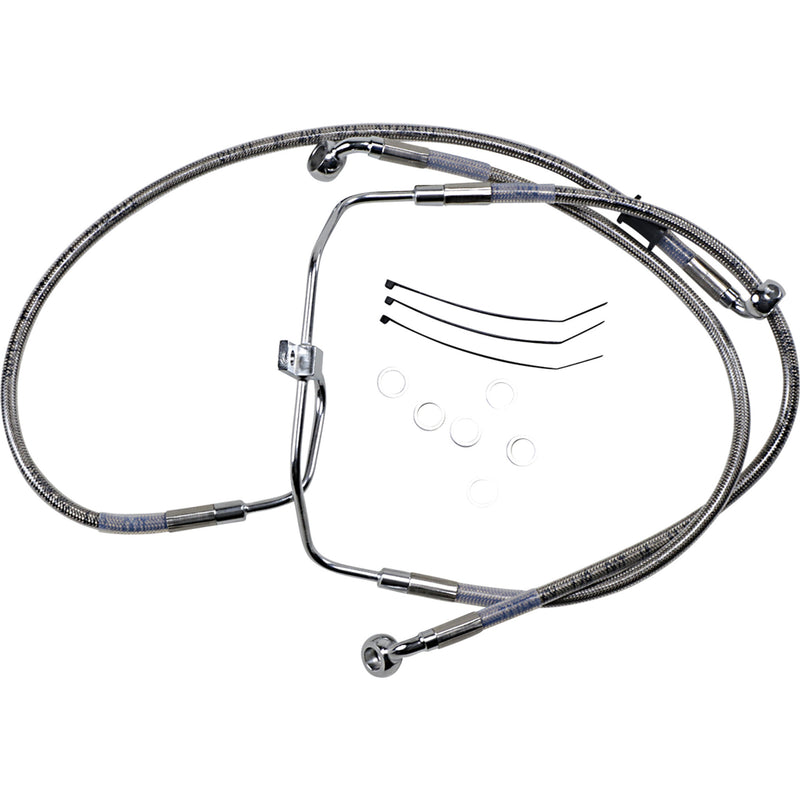 Drag Specialties Brake Line For Harley Fat Bob 2008-2017