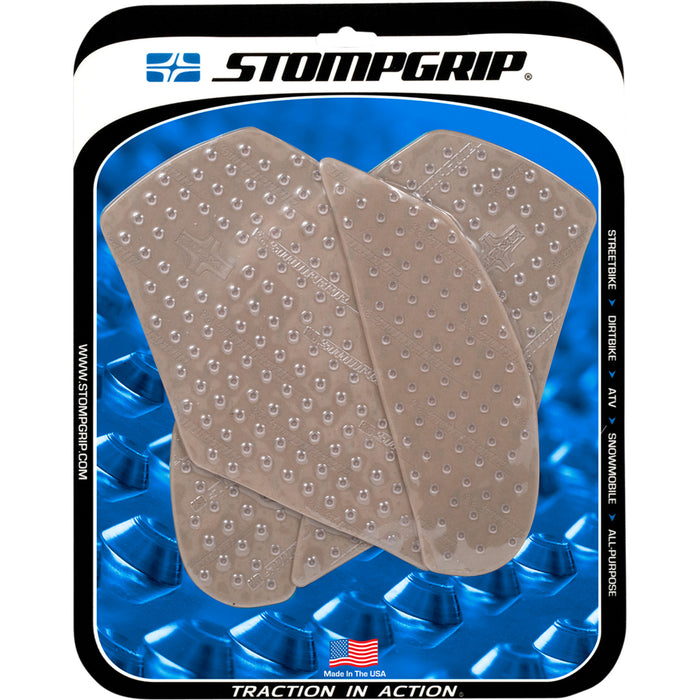 STOMPGRIP 4320-1202 55-10-0040C Volcano Profile Traction Pad Tank Kit Traction Kit - Clear - Kawasaki