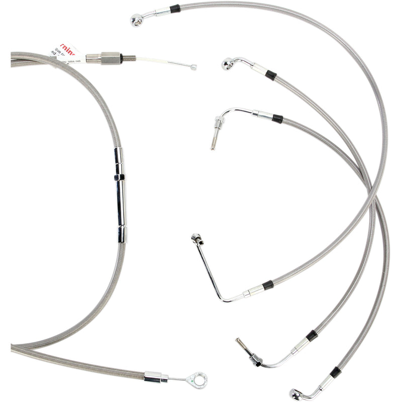 Burly Brand Complete Cable Kit - B30-1103 For Harley Touring 2008-2013