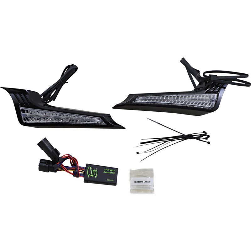 Ciro Filler Panel Lights - 40023 For Harley Touring 2014-2025