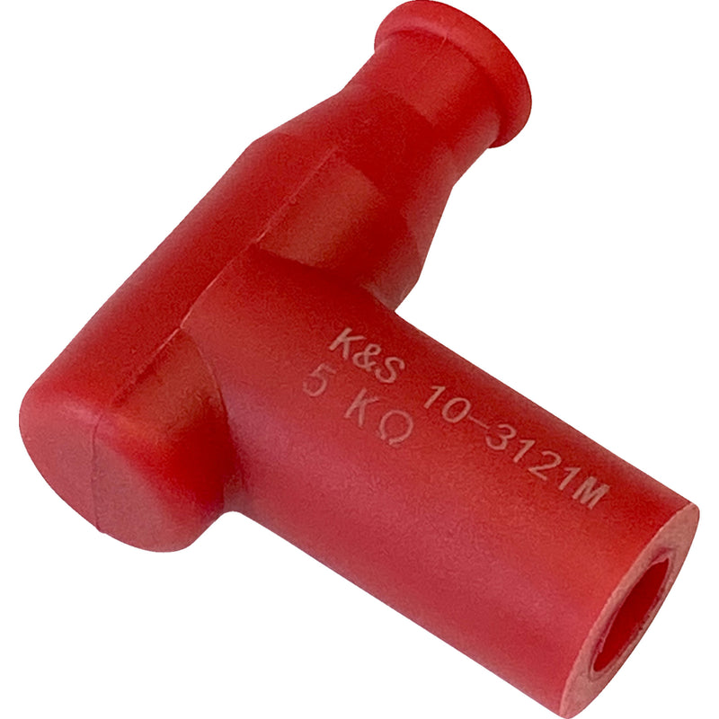 K&S TECHNOLOGIES 2104-0391 10-3121M Spark Plug Cover resistor - 14 mm - red