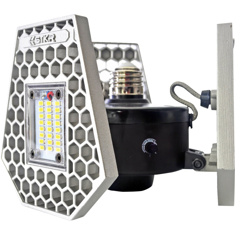 RISK RACING 3850-0580 00342-2 TRiLIGHT Motion Activated Garage/Attic/Basement/Home Ceiling Light Ceiling Light - Garage/Home/Attic/Basement/Motion - 4000 Lumens - LED