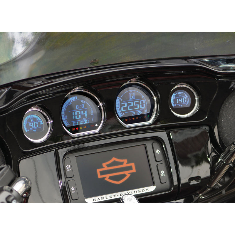 Koso North America HD-03 Gauge Kit - BA064902 For Harley Touring 2014-2023