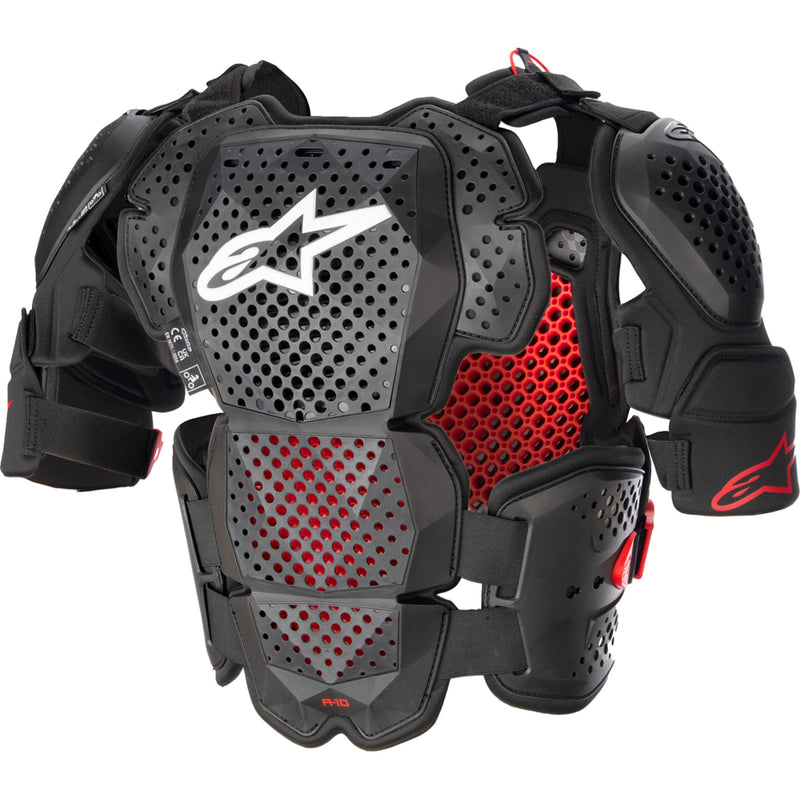 ALPINESTARS A-10 v2 Full Chest Guard Roost - Black/Red