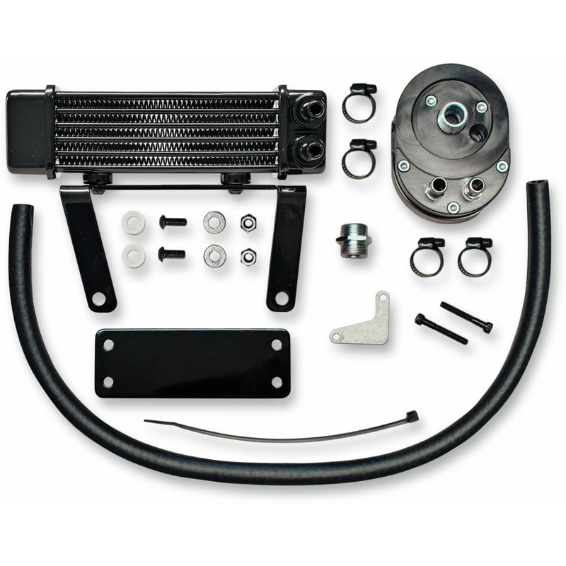 Jagg Standard Oil Cooler - 750-1290-0323 For Harley Softail 2000-2017