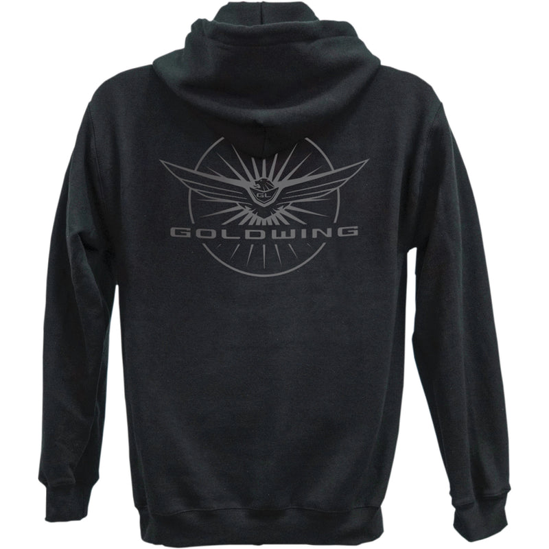 FACTORY EFFEX Goldwing Burst Zip Hoodie Black