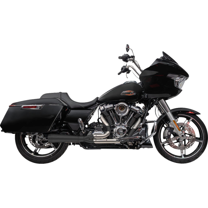 Trask 2-Into-1 Exhaust System - TM-5011BK For Harley Touring 2024-2026
