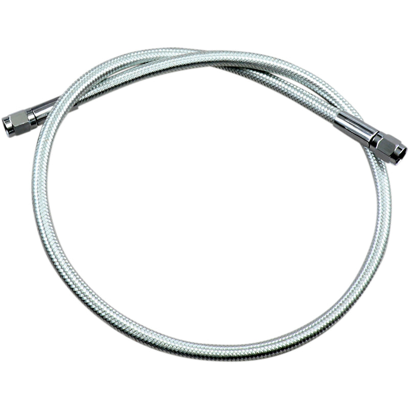 MAGNUM SHIELDING 1741-5426 AS3528 Braided Universal ABS Brake Line - 28" - Sterling Chromite II
