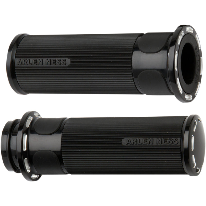 Arlen Ness Slot Track Fusion Grips - 07-301 For Harley Motorcycles 1976-2022