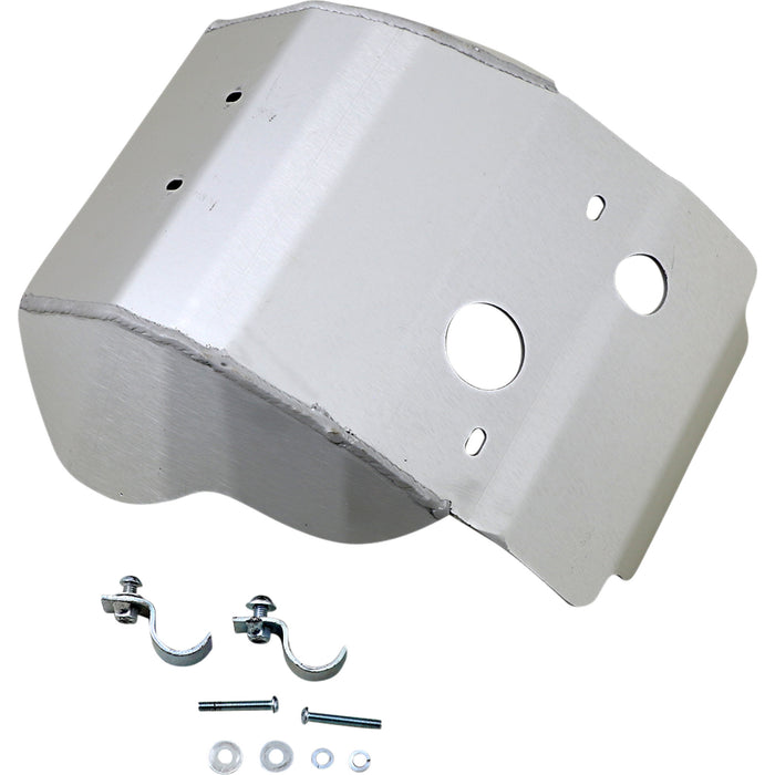 MOOSE OFFROAD 0506-0767 492 Aluminum Skid Plate — Skid Plate Skid Plate - Silver - Honda - CRF250L
