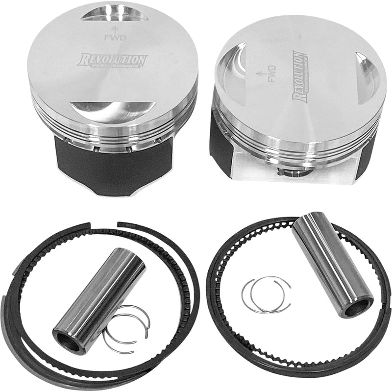 Revolution Performance, LLC Big Bore Piston Kit 85" Evolution - RP301-207W For Harley Motorcycles 1984-1999