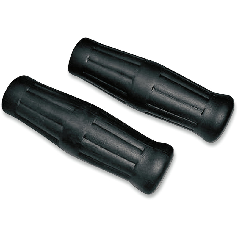 Joker Machine Custom Rubber Radial Grips Black - 03-61BLK For Harley Motorcycles 1980-2020